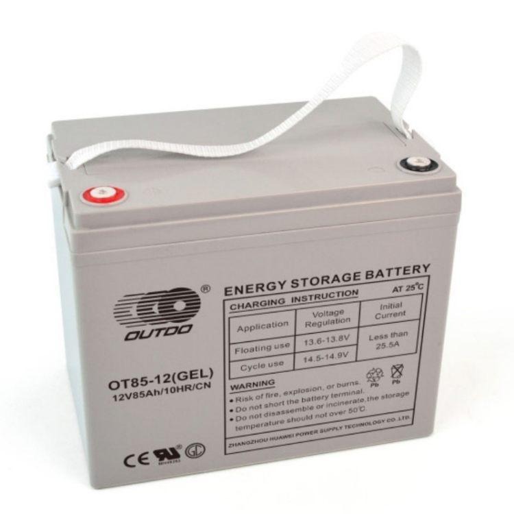 奥特多蓄电池OT85-12 奥特多12V85AH 直流屏UPS/太阳能建筑专用 免维护蓄电池 参数及价格