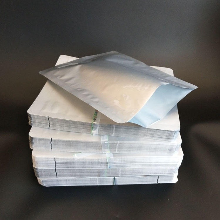 厂家销售 铝箔袋 真空平口包装袋 纯铝三边封面膜袋 龙硕 定制现货批发图片