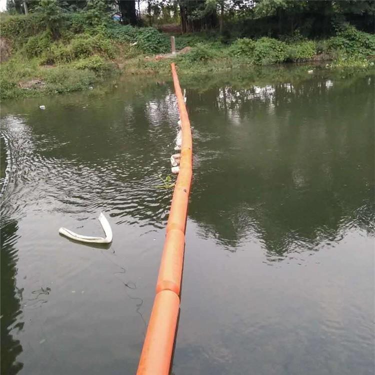 郴州20米宽度河道拦污装置 塑料拦污浮筒供应厂家