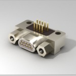MDQ弯式焊印制板式W1型电连接器,弯式焊印制板电连接器,MDQ电连接器