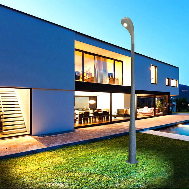 厂家批发 户外现代铝型材高尔夫造型小区别墅道路灯 3.8米led景观庭院灯