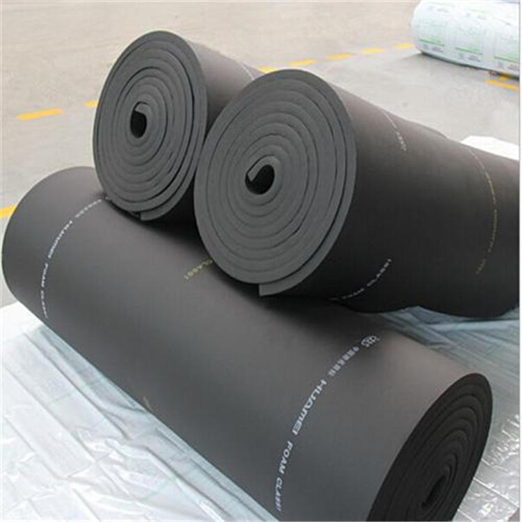 黑色橡塑保温板 橡塑海绵板容重