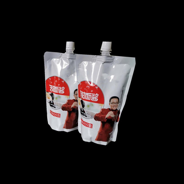 厂家定制自立豆浆吸嘴袋 面酱吸嘴包装袋 液体包装袋