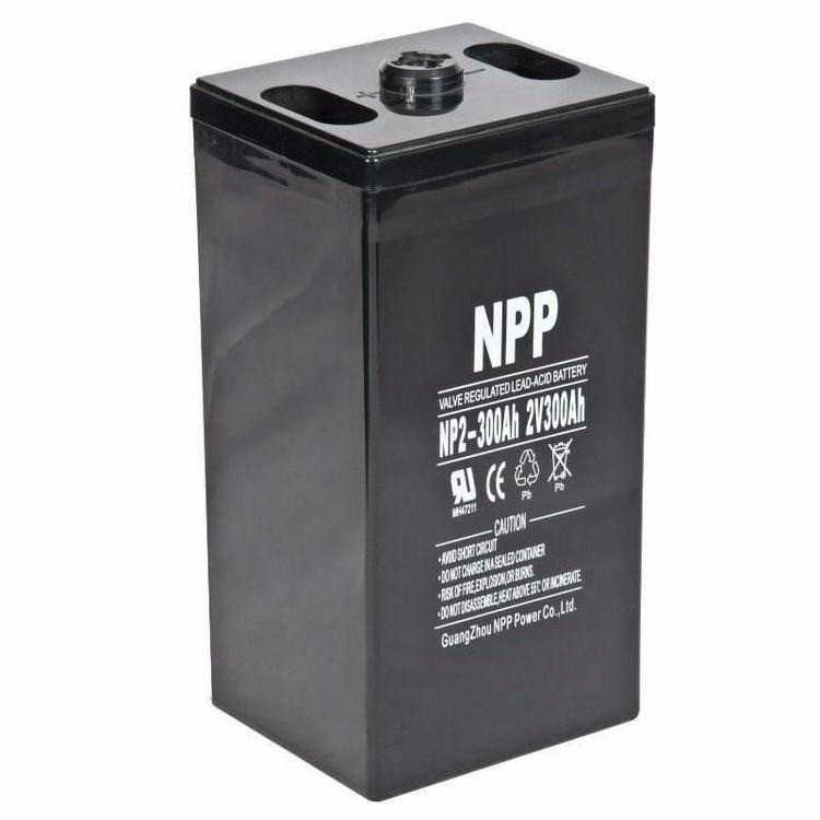 耐普蓄电池NP2-300AH 2V300AH免维护储能蓄电池 UPS电源专用