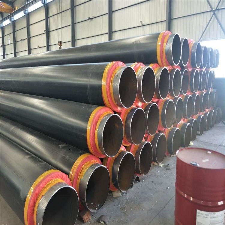 龙都供应 大口径热力管道 直埋式保温钢管 聚氨酯保温热力钢管 实力厂家