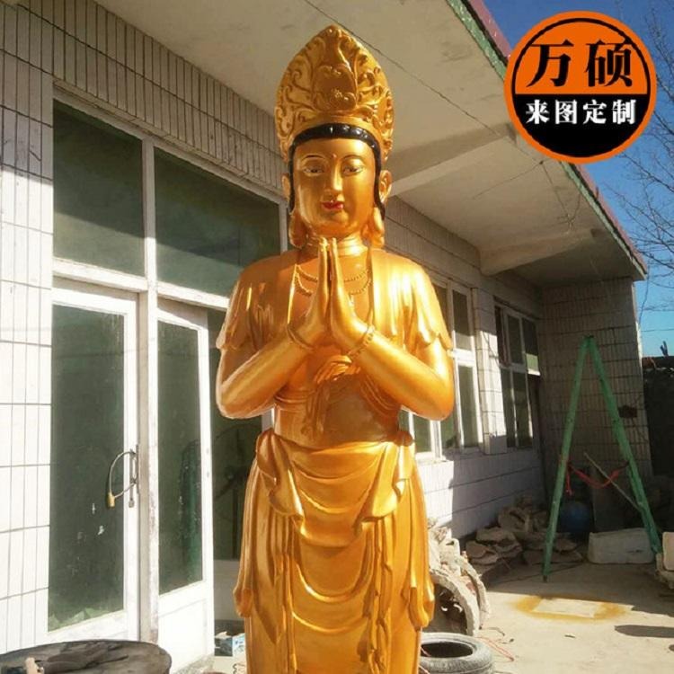 中国神话人物神像 玻璃钢寺庙佛祖菩萨龙王雕塑摆件 商场招财美陈 万硕图片