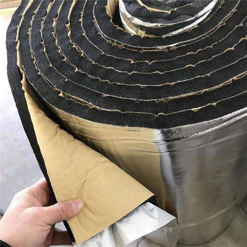 B1级橡塑板阻燃隔热橡塑保温板 铝箔橡塑板不干胶橡塑板