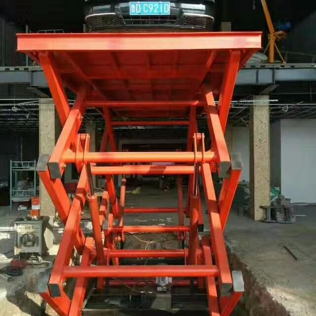 220v垂直货运升降平台 启运固定大吨位升降机 剪叉式液压平台 牡丹江市汽车电梯