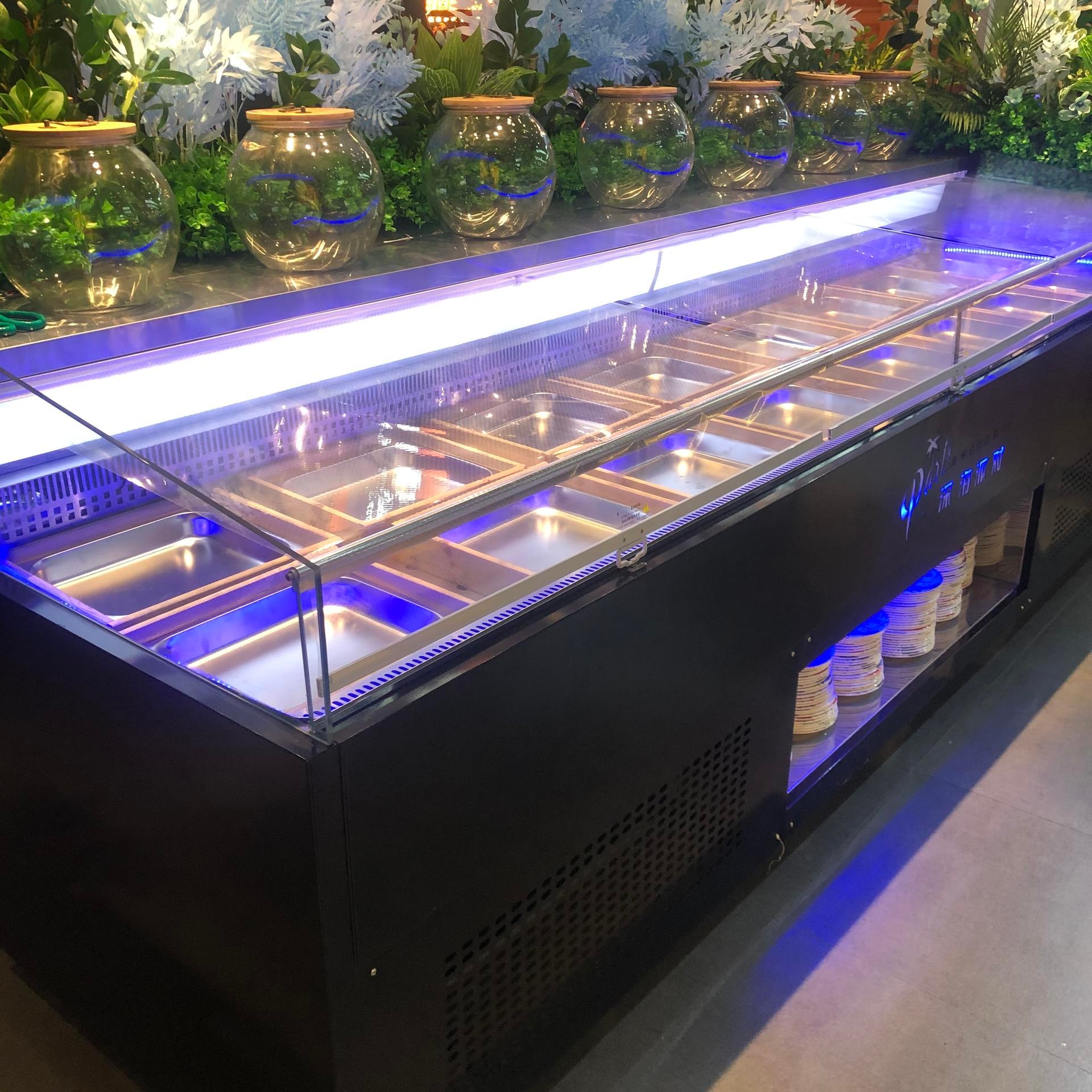 自助餐设备 自助餐台设计 自助餐台图片 可移动自助餐台  厂家直销全国联保未来雪冷柜 WLX-ZZC-29图片