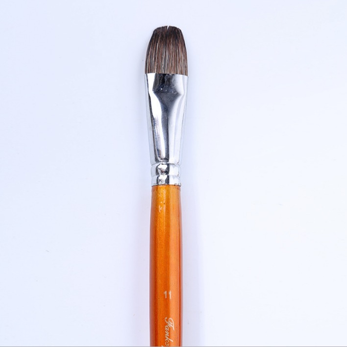 石灌毛画笔 透明橙水粉画笔 紫云轩1328套装 美术绘画专用画笔 油画国画用品