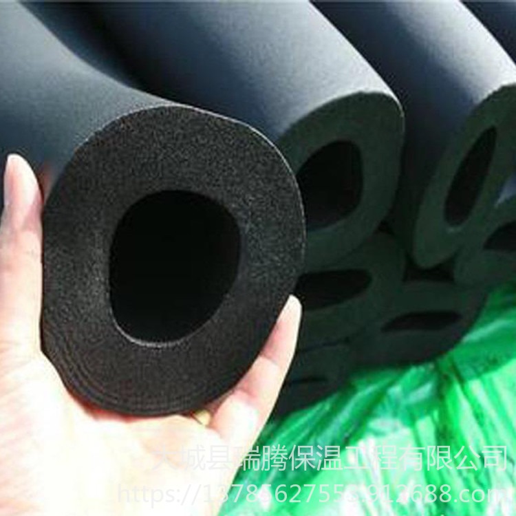 橡塑保温管 加厚橡塑海绵保温管 管道专用橡塑管 瑞腾 一件也批发