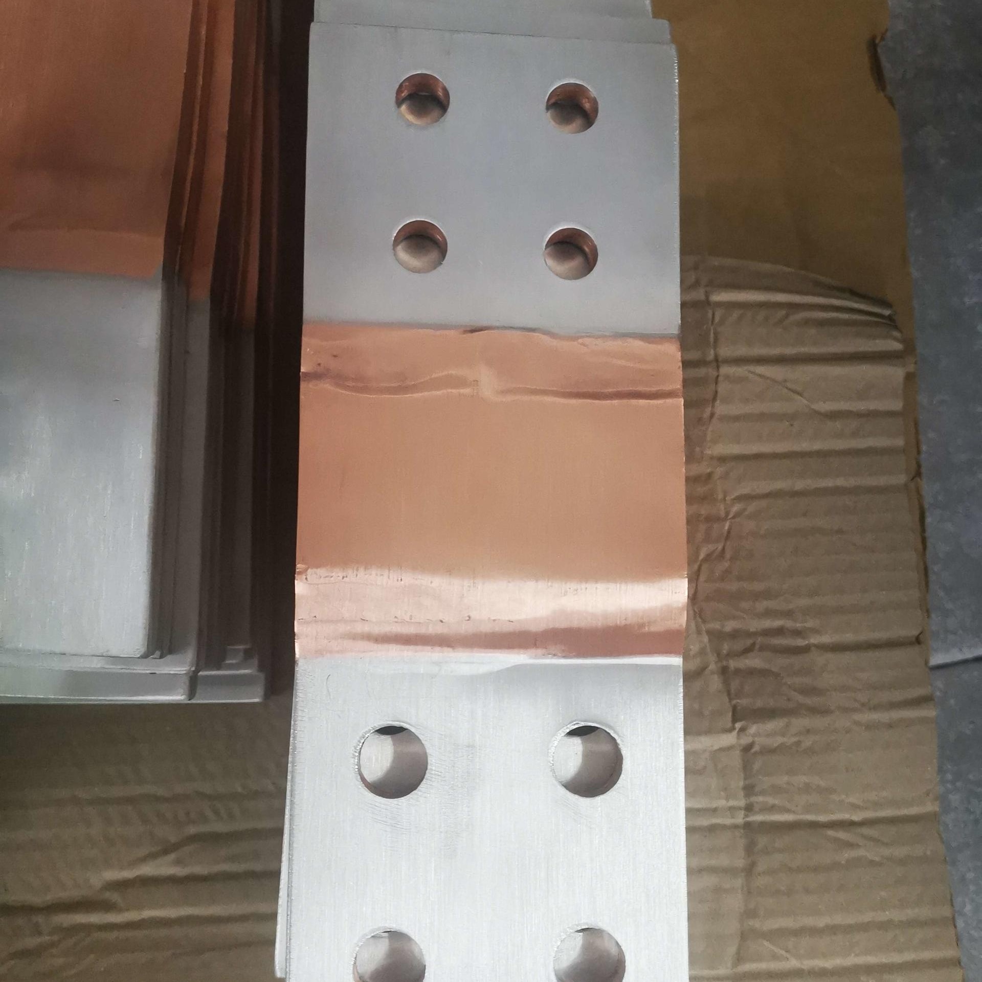 紫铜铜排软连接导电带  金石焊机非标定制铜软连接  铜母线伸缩节厂家直销