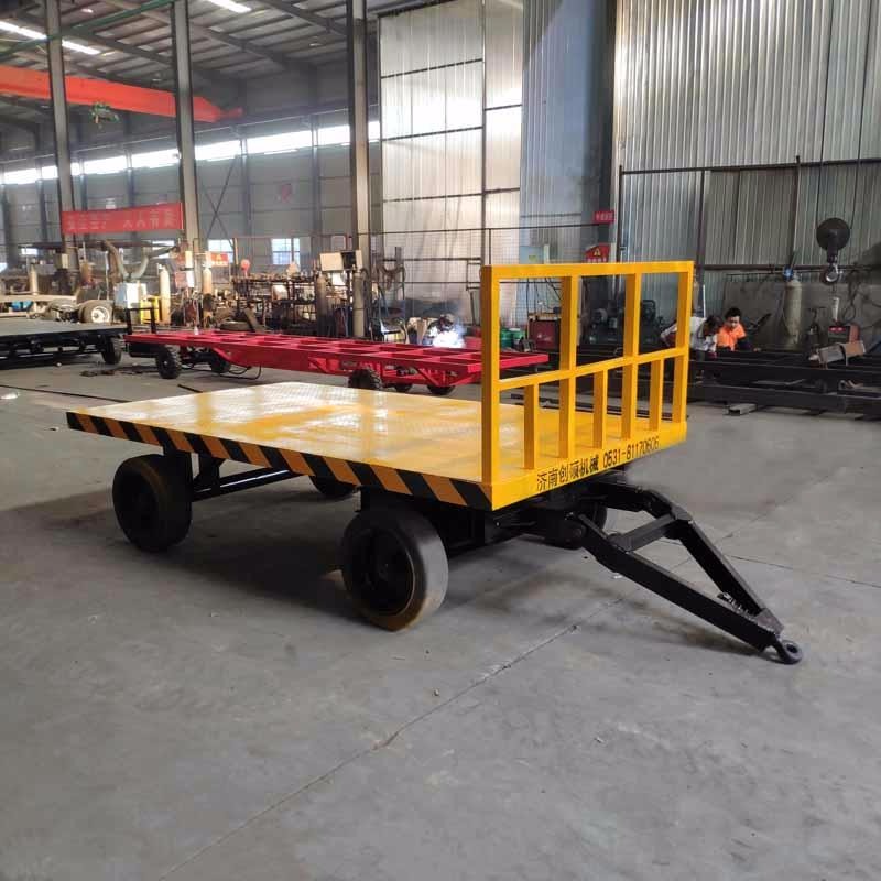 牵引式平板拖车 成品转运工装车 重型工具转向平板拖车CSPC-8创硕