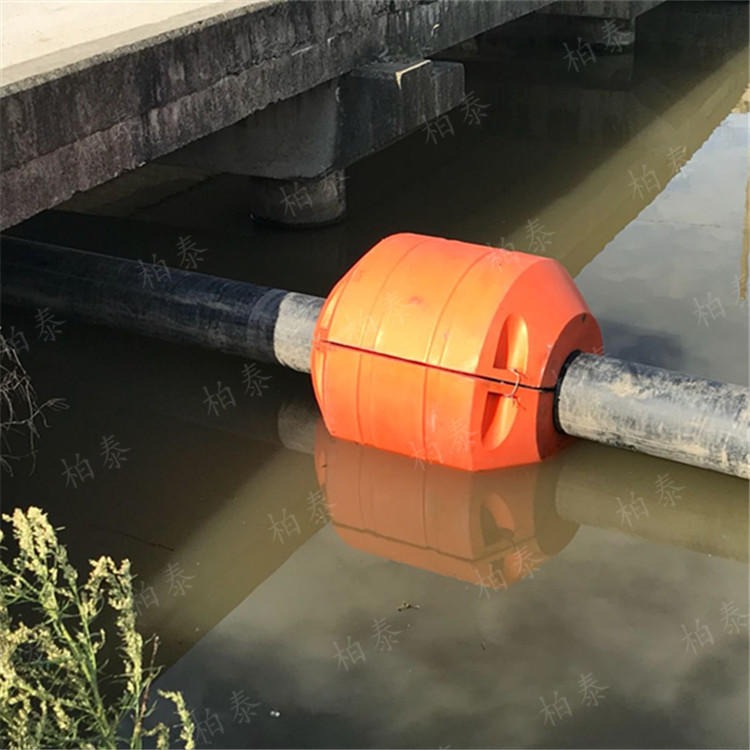 常熟航道清淤船配套管道浮体 8寸夹软管塑料浮筒