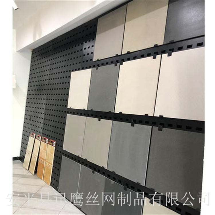贵阳 瓷砖600展示架   专业地砖网孔板   迅鹰陶瓷展板货架