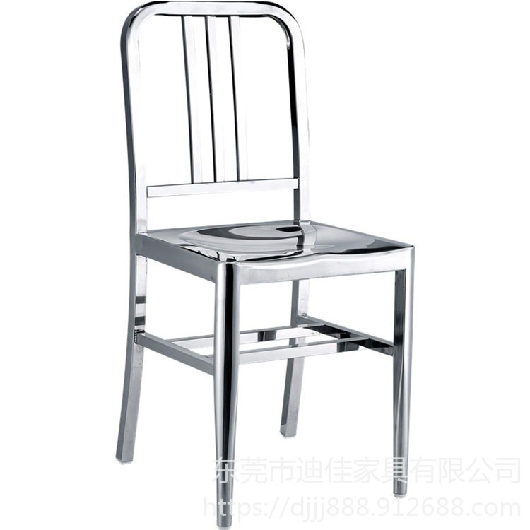 梅州户外椅子 家门口椅子 店门口凳子 美式海军椅 铁艺loft餐椅 工业风靠背椅子 方管凳子耐用简约金属椅子