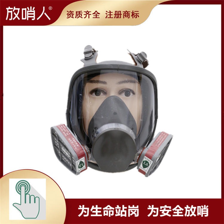 诺安防毒全面罩   大视野全面罩   过滤式呼吸防护器 全面具 大视野面具