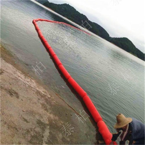 贵州水电站拦污排 河道杂物清理塑料浮排规格介绍
