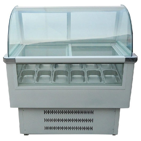 星美12格硬冰展示柜冰淇淋展示柜