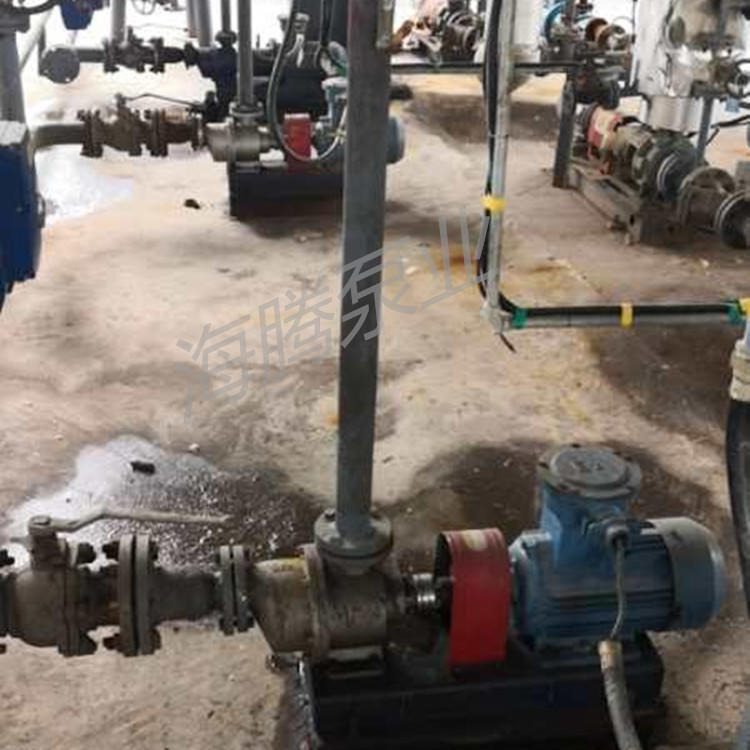 蒸馏齿轮泵型号参数  蒸馏真空泵选型 蒸馏出料泵图片 HVP6泊头市海腾泵业