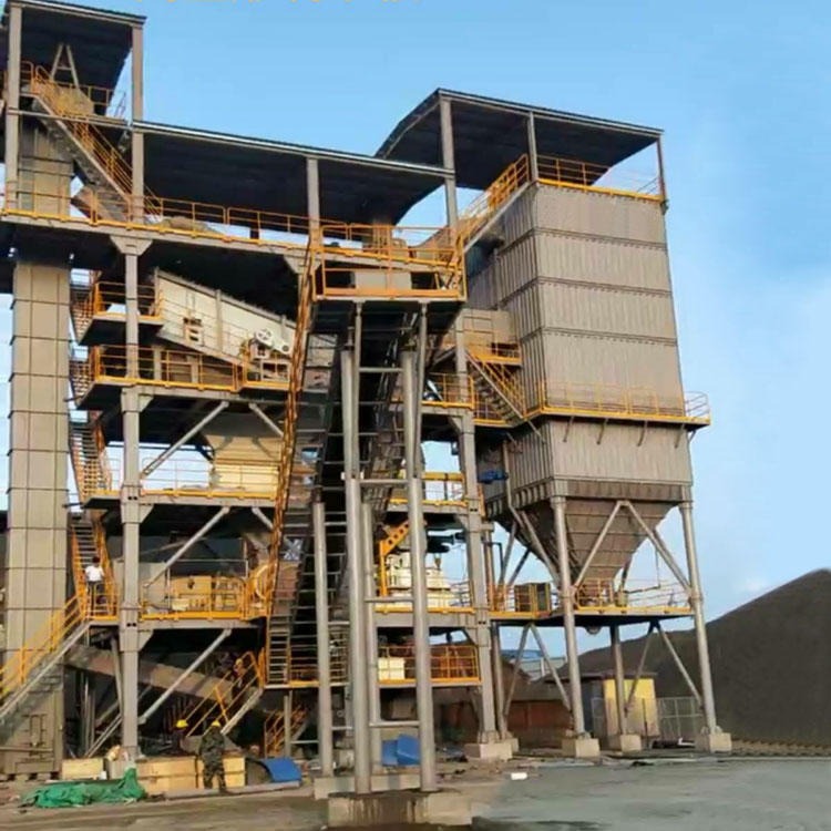 200吨干法制砂设备 楼站式制砂机 豫中 塔楼式制砂机设备