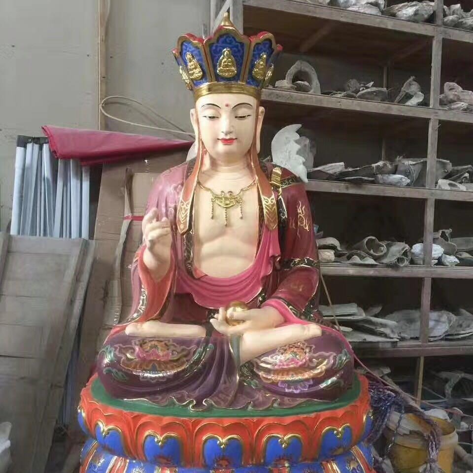 佛像 本厂专业生产精品铸铜地藏王菩萨 彩绘地藏王菩萨 彩绘地藏王菩萨