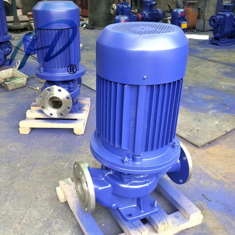 管道泵 50SG10-15清水管道泵 热水增压泵 宁波管道排水泵 立式管道泵希伦图片