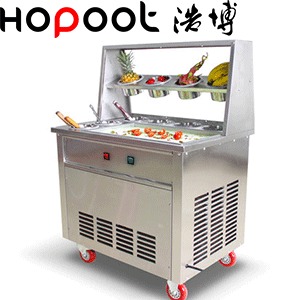 济宁炒酸奶机 商用炒冰粥机 炒奶果机炒冰机 工厂销售图片