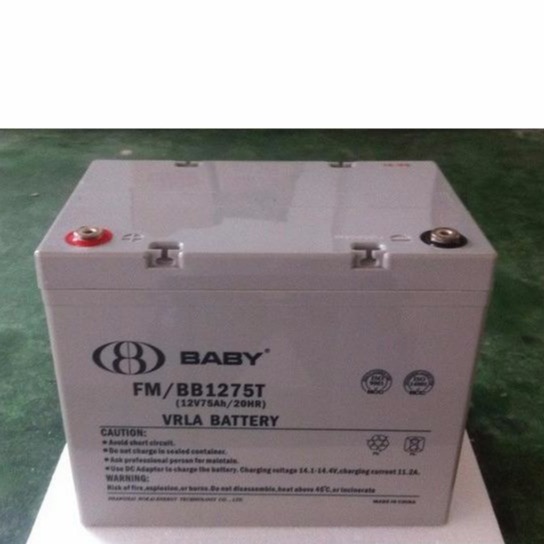 鸿贝蓄电池12V75AH 鸿贝FM/BB1275T 12V75AH铅酸免维护电池 原装正品 厂家直销图片