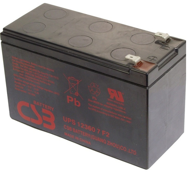 CSB蓄电池 HR1234WF2 34W 12V9AH UPS不间断电源仪器仪表电池