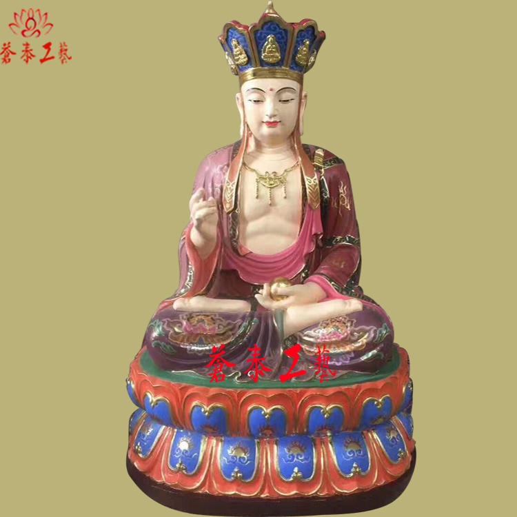 生产批发：木雕佛像 地藏王菩萨 铜佛像 地藏王菩萨 树脂彩绘佛像