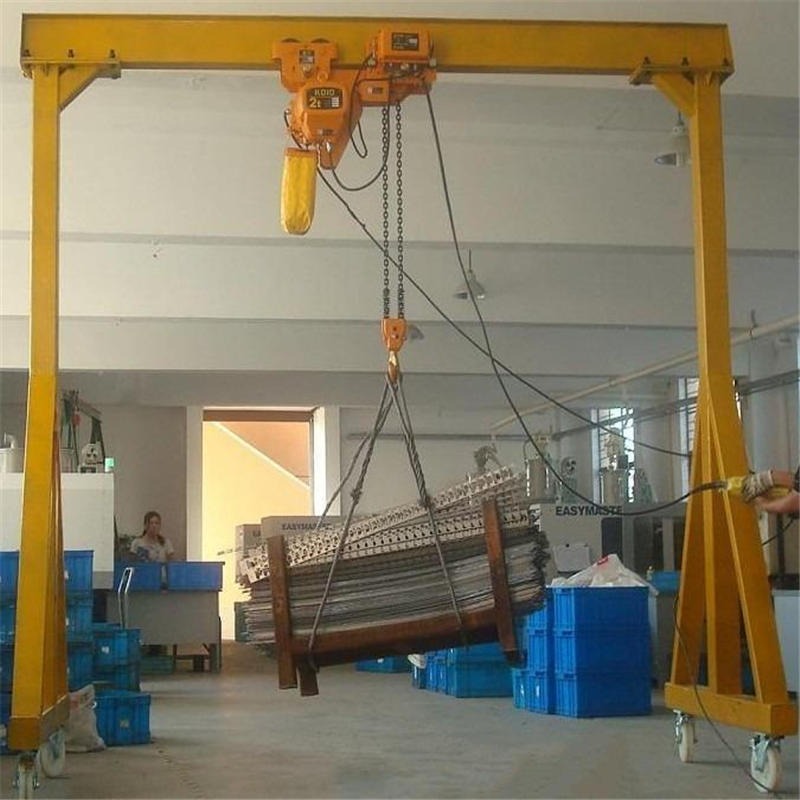 深圳宏源鑫盛生产a02手拉龙门架、订做0.5-5吨手拉龙门吊，东莞简易龙门架，升降式龙门吊