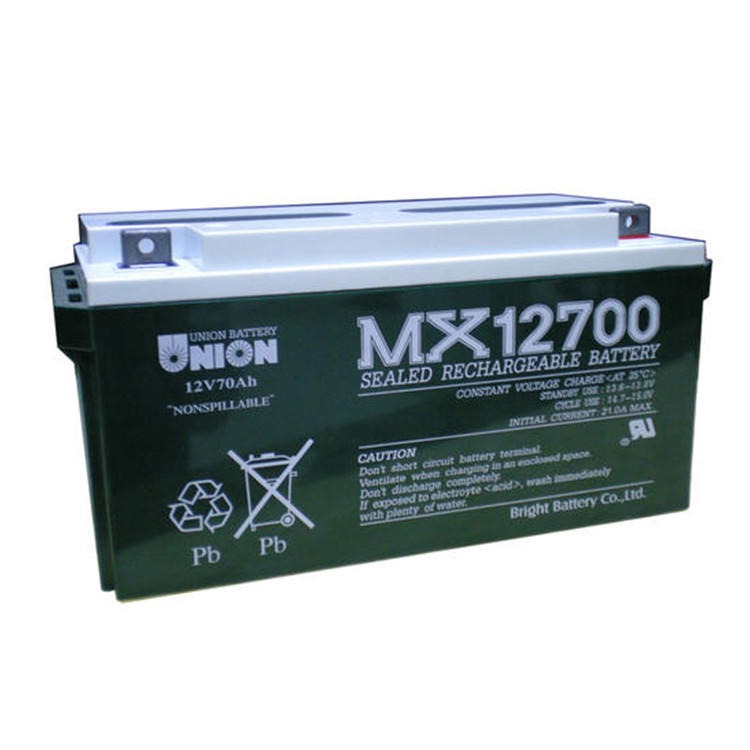 友联UNION蓄电池MX12800 12V80AH不间断电源 UPS系统