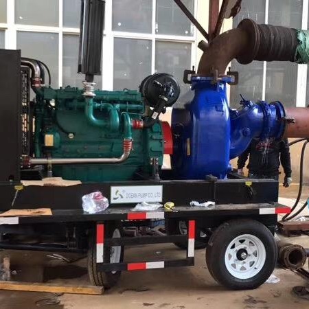 SP型自吸排污泵配柴油机 柴油机自吸排污泵参数