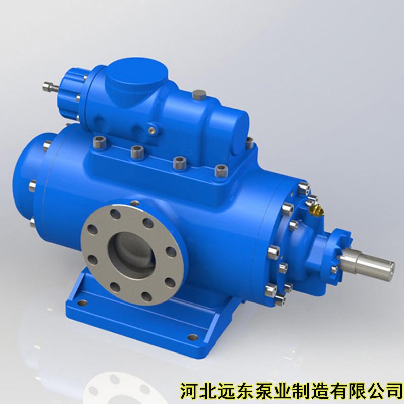 输送乙二醇泵SNH80R36U12.1W21三螺杆泵,内置滚动轴承,铸铁泵体,机械密封