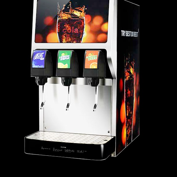 英迪尔可乐机 商用碳酸饮料机 全自动冷饮果汁瓶装可口百事可乐分杯机