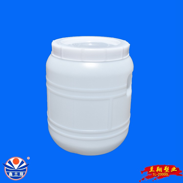 鑫兰翔酱桶 10升食品级圆形带盖酱桶生产厂家 直销10公斤塑料酱桶图片