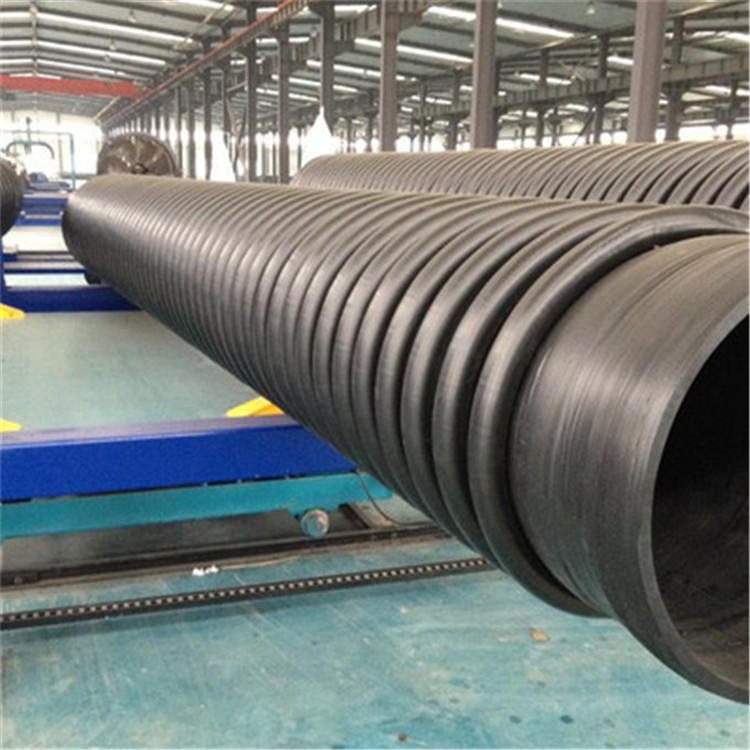 北京dn500PE克拉管 大口径PE缠绕结构壁B型管 聚乙烯排污排水管