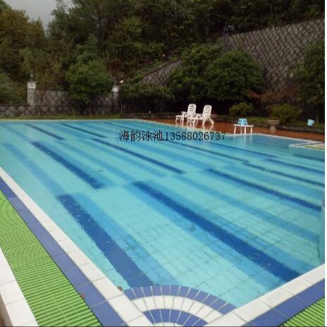 桐庐别墅私家游泳池设计  爱克游泳池设计施工建造一体厂家12