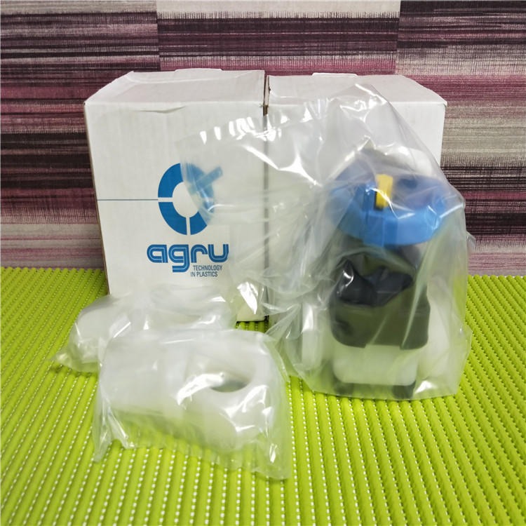 供应进口AGRU超纯PVDF-HP手动隔膜阀 双层包装