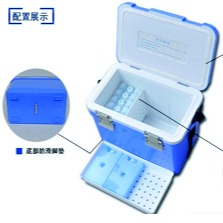 海尔PE材质 运输箱 6-90L疫苗冷链多温区 温度可视 携带方便 5-30L冷藏包图片