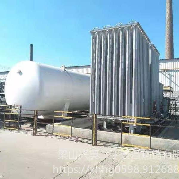 回收二手10立方LNG储罐  双 200方汽化器   60立方LNG卧式储罐   报废低温液体运输半挂车
