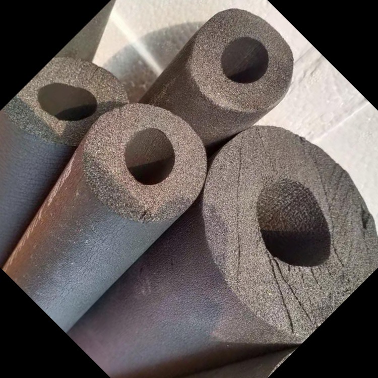 厂家dn25mm橡塑保温管奥美斯b1级橡塑管 发泡隔热橡塑海绵制品