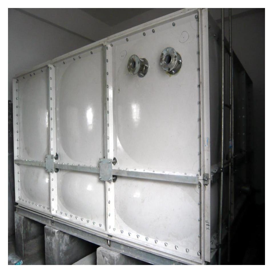 冷却水箱 霈凯水箱 玻璃钢2立方消防水箱