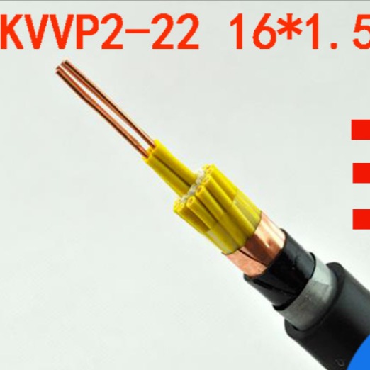 安徽安东电缆 控制电缆 国标KVVP2-22 纯铜屏蔽铠装信号电缆 厂家直销