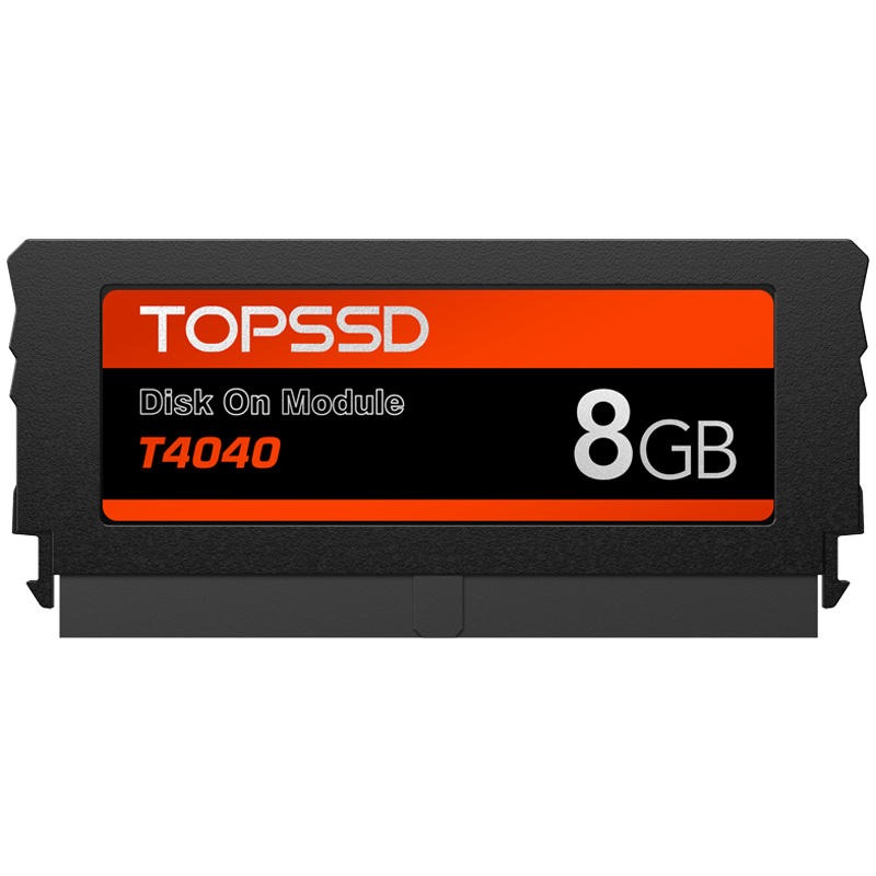 TOPSSD天硕T404040pin DOM工业电子硬盘 8GB模组盘 SLC电子盘 高稳定性超长寿命 军工品质匠心之选