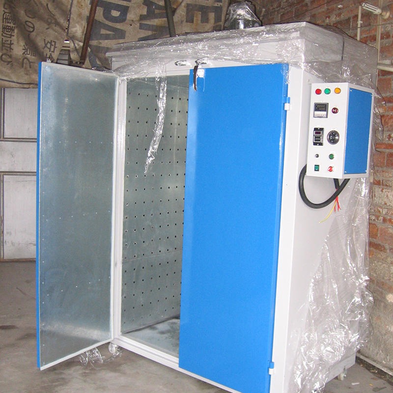 现货工业烤箱不锈钢内胆双门高温工业热风循环烘箱恒温鼓风干燥箱 红泰2020图片