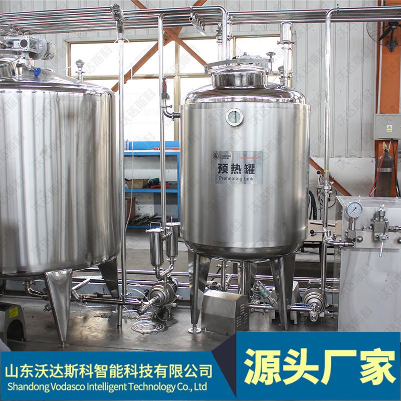 炼奶生产线 淡炼乳加工设备 甜炼乳生产设备 炼乳浓缩机器图片