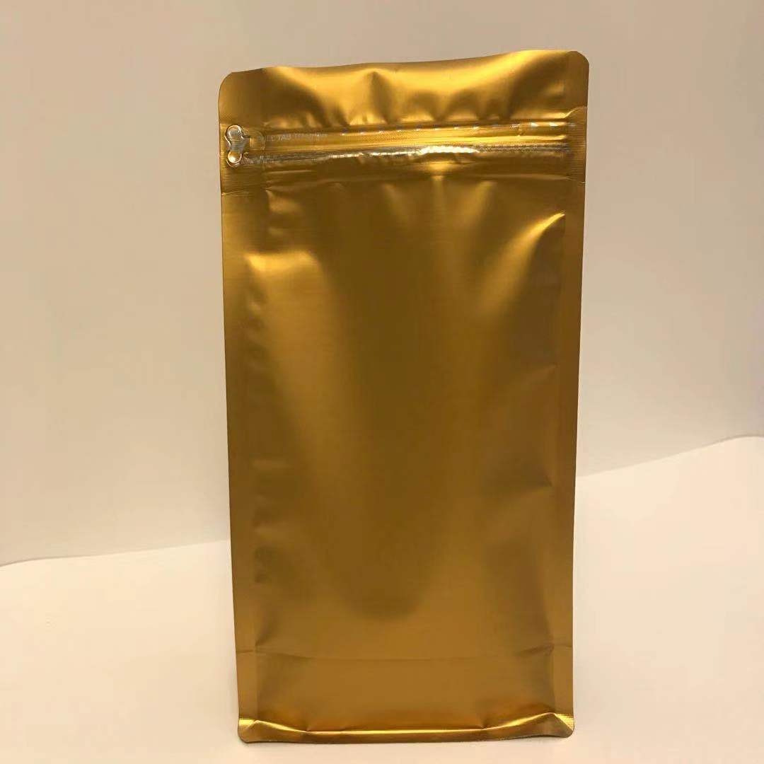 德远塑业现货供应八边封彩色易撕拉链自立袋 咖啡包装袋 宠物食品包装袋订制