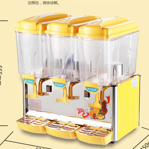 供应 商用冷热饮机 冰之乐果汁机 三缸自助饮料机 速溶热饮机